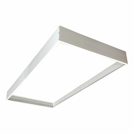 PANELS Surface Mounting Frame for 2'x4' LED Backlit Panels Emergency, NPDBL-24DDFK/W NPDBL-24DDFK/W